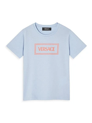 Little Boy's & Brick Logo Print T-Shirt