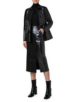 Whisper Metallic Leather Jacket