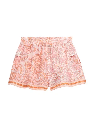 Little Girl's & Girl's Ottie Paisley Shorts