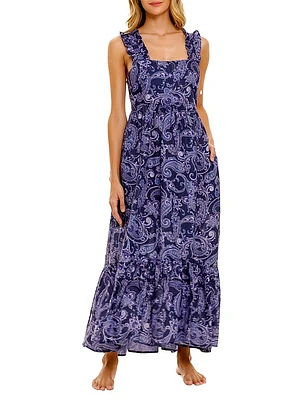 Summer Soirée Mika Syrus Linen Maxi Dress