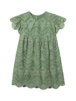 Baby Girl's, Little Girl's & Girl's Georgia Eyelet-Embroidered Cotton Dress