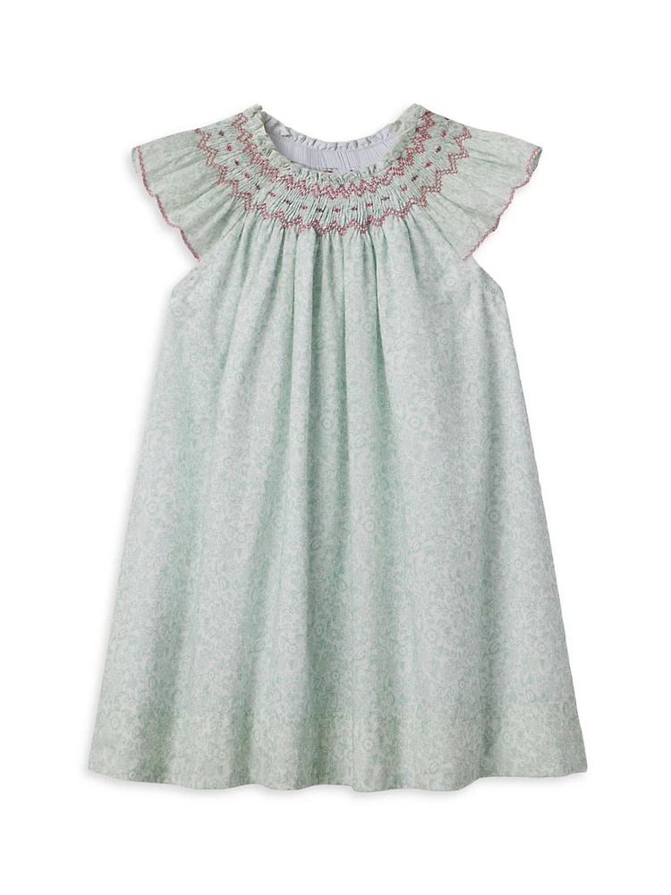 Little Girl's & Daisy Floral Dress