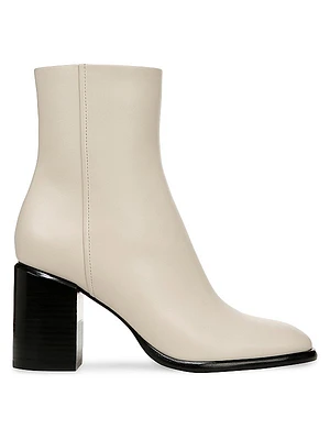 Luca 80MM Leather Ankle Booties