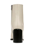 Luca 80MM Leather Ankle Booties