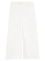 Terena Linen-Blend Wide Crop Pants