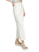Getty Wide-Leg Ankle-Crop Jeans