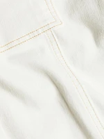 Getty Wide-Leg Ankle-Crop Jeans