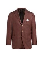 Wool & Silk Tailored Jacket