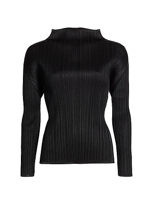 Basics Plissé Blouse