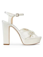 Heloise 120MM Satin Platform Sandals
