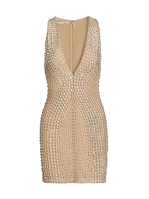 Crystal Embellished Minidress