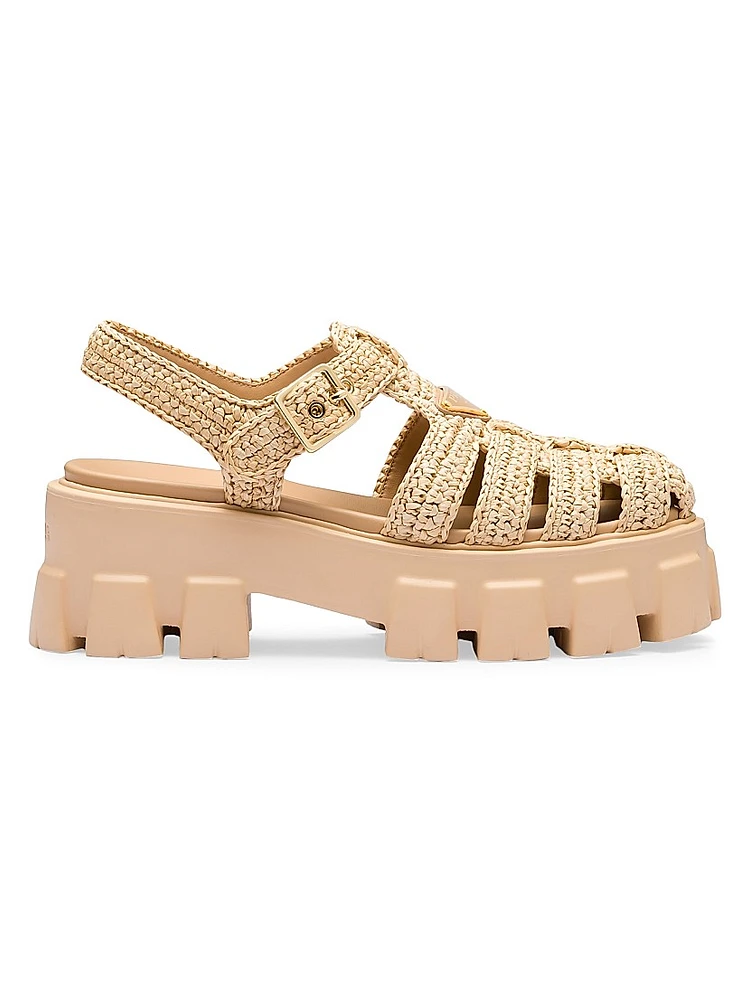 Monolith Crochet Cage Sandals