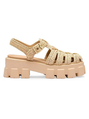 Monolith Crochet Cage Sandals