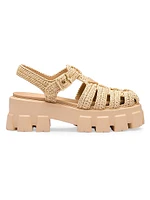 Monolith Crochet Cage Sandals