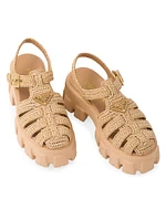 Monolith Crochet Cage Sandals
