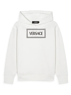 Little Boy's & Block Logo Fleece Sweatshirt