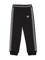 Little Boy's & Striped Fleece Sweatpants
