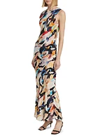 Alsina Anais Crepe Maxi Dress