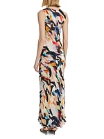 Alsina Anais Crepe Maxi Dress