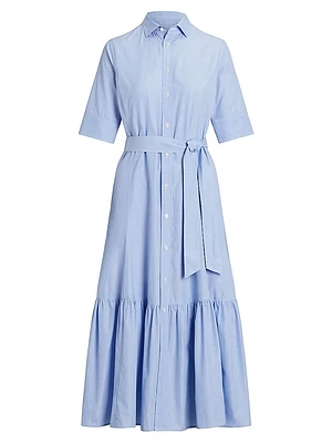 Cotton Poplin Shirtdress