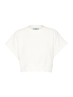 Short Sleeved Fleece Sweatshirt