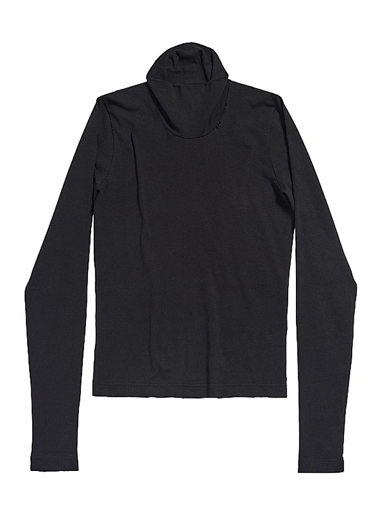 Bb Classic Balenciaga Fitted Turtleneck