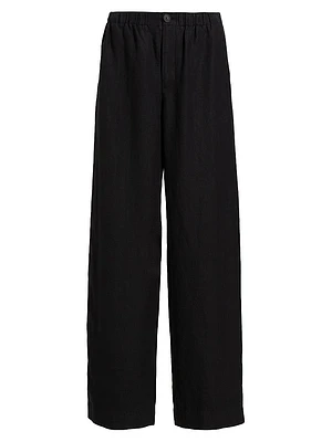 Utility Hemp Straight-Leg Pants