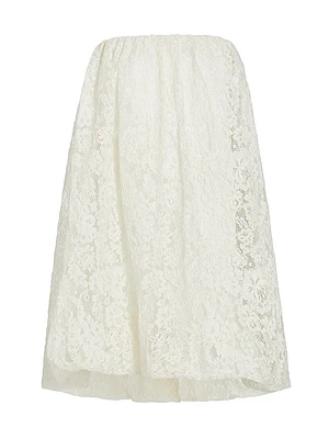Floral Lace Bubble Minidress