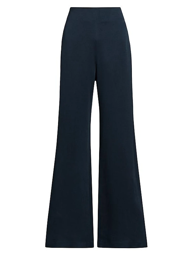 Palermo Satin Flared Pants