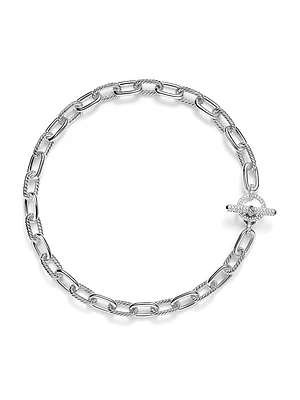 DY Madison Toggle Chain Necklace Sterling Silver