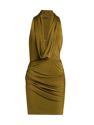 Draped Cocktail Minidress