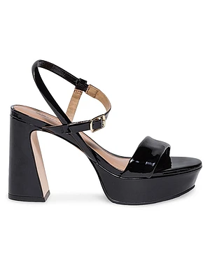 Ventura Patent Leather Platform Sandals