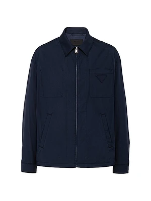Stretch Cotton Blouson Jacket