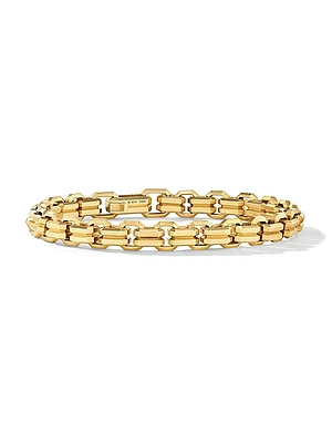 Streamline Double Heirloom Link Bracelet 18K Yellow Gold, 8MM