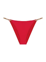 Solid Layla 24K Beaded String Bikini Bottom