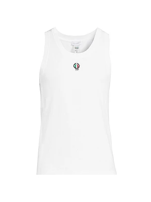 Logo Cotton-Blend Tank Top