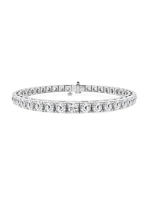 14K White Gold & Round Lab-Grown Diamond Tennis Bracelet/1.00-10.00 TCW