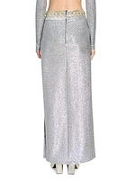 Metallic Maxi Skirt