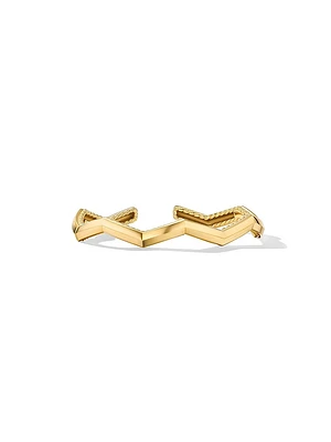 Zig Zag Stax™ Cuff Bracelet 18K Yellow Gold, 5mm