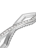 Zig Zag Stax™ Two Row Cuff Bracelet in Sterling Silver