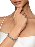 Zig Zag Stax™ Two Row Cuff Bracelet in Sterling Silver