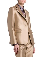 Metallic Suit Jacket