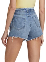 Beck High-Rise Denim Shorts