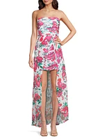 Lissi Floral High-Low Maxi Dress