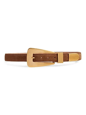 The Lucca Suede Leather Belt
