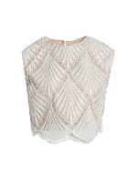 Harper Scalloped Lace Crop Top