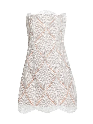 Harper Scalloped Lace Minidress