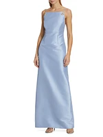 Pryce Embellished Mikado Column Gown