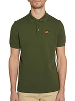 Boke Flower Cotton Slim-Fit Polo Shirt