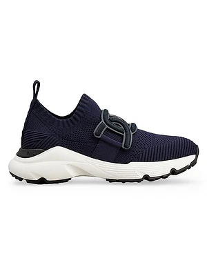 Sporty Cat Chain-Embellished Sneakers